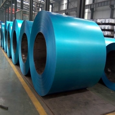 اللون الأزرق DX51D SGCC GI لفائف الصلب المجلفن المدرفلة على البارد JISG3003