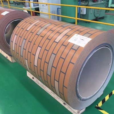 600-1250 مم لفائف الصلب المجلفن المطلي بالألوان Z150