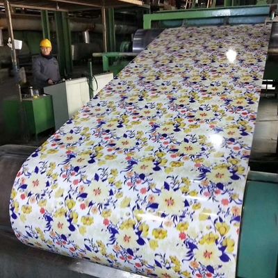 ASTM عالية اللمعان PPGL لفائف SGS 8-35um لفائف Galvalume سابقة الصب