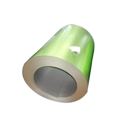 أخضر AZ30-180g / M2 PPGL لفائف فولاذية SGCC لفائف ألمنيوم مطلية مسبقًا