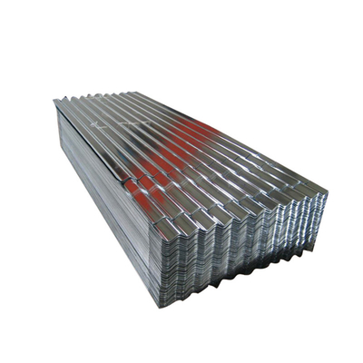 ASTM 0.27mm ورقة تسقيف الزنك المجلفن DX51D ألواح معدنية مموجة مجلفنة