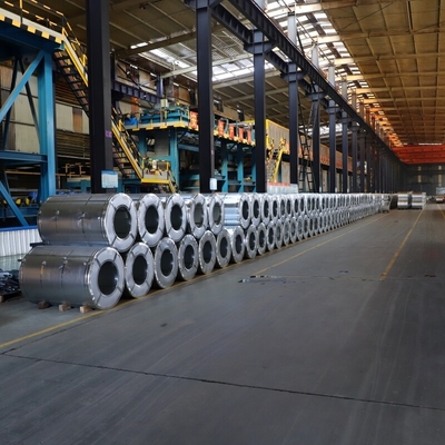 المدرفلة على الساخن Z275 Aluzinc Steel Coil 4mm GL Zinc Coated Coil RAL Color 3-5 طن