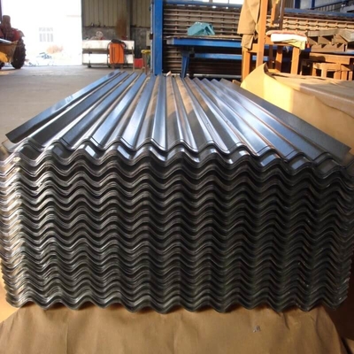 3-25 ميكرون المجلفن المموج الصفائح المعدنية 4x8 لوحة الحديد 610mm