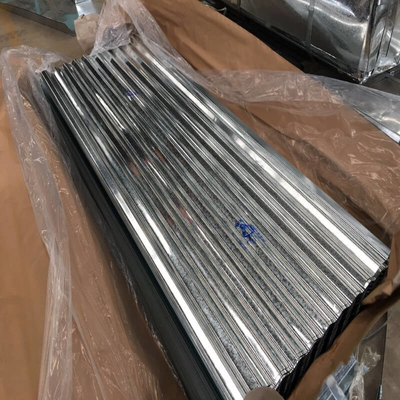 0.18mm صفائح معدنية مجلفنة مموج Spgc 6ft صفائح تسقيف مجلفنة