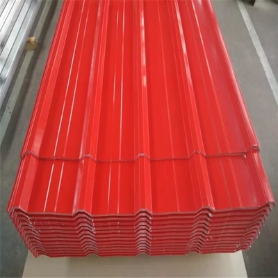 0.8m G550 Ral المموج ورقة تسقيف الزنك الصلب