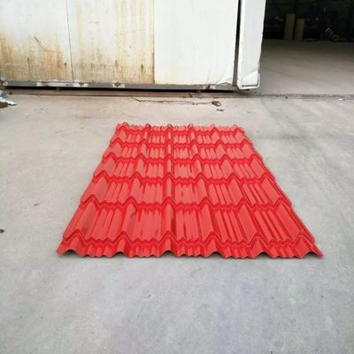 ورقة تسقيف T Wave Prepainted Z90 PPGI ورقة تسقيف المموج