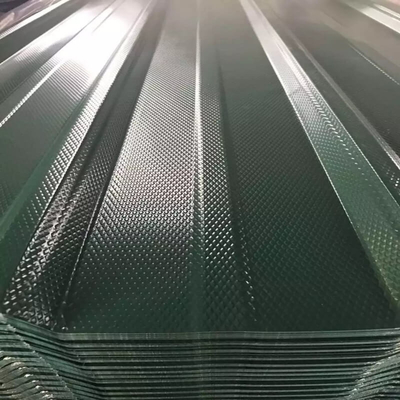 صفائح التسقيف المطلية بالألوان Z61-Z90 ASTM صفائح معدنية مموجة ملونة