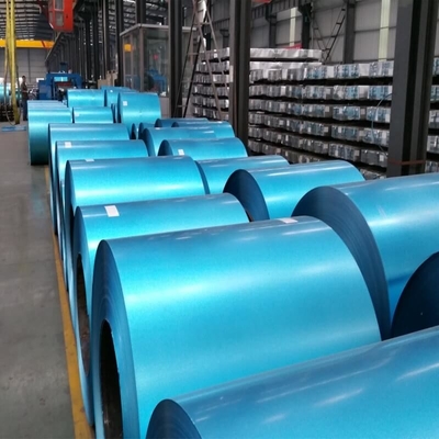 اللون الأزرق DX51D SGCC GI لفائف الصلب المجلفن المدرفلة على البارد JISG3003