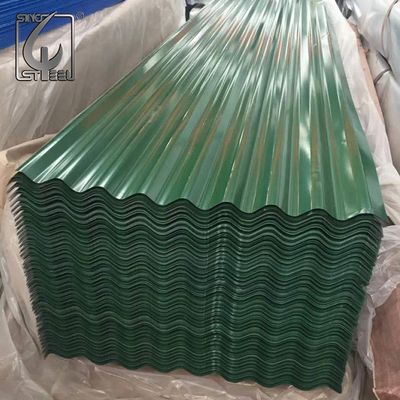 SGCC ألواح التسقيف المطلية مسبقًا DX51D تسقيف من الصلب المموج 3-8 طن