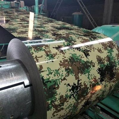 HRB95 SGS Prepainted PPGI Roll 610mm لفائف الفولاذ المطلي بالزنك 8-35 ميكرون