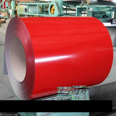 لفائف الصلب المجلفن بالألوان المطلية 5-10um معرف طلاء الجانب الخلفي 508 / 610mm