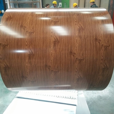 لفائف الصلب المجلفن بالألوان المطلية 5-10um معرف طلاء الجانب الخلفي 508 / 610mm