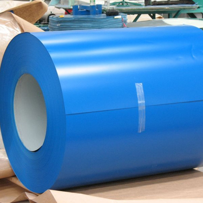 لفائف الصلب المجلفن بالألوان المطلية 5-10um معرف طلاء الجانب الخلفي 508 / 610mm
