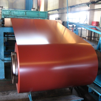 600-1250 مم PPGL Coil AiSi RAL 9002 المجلفن بالألوان المطلية