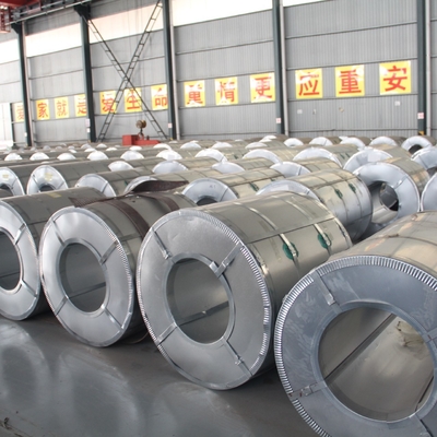 المدرفلة على البارد الساخن ورقة لفائف الصلب Gi Aluzinc 0.02mm كامل الصلب المطلي بـ PE
